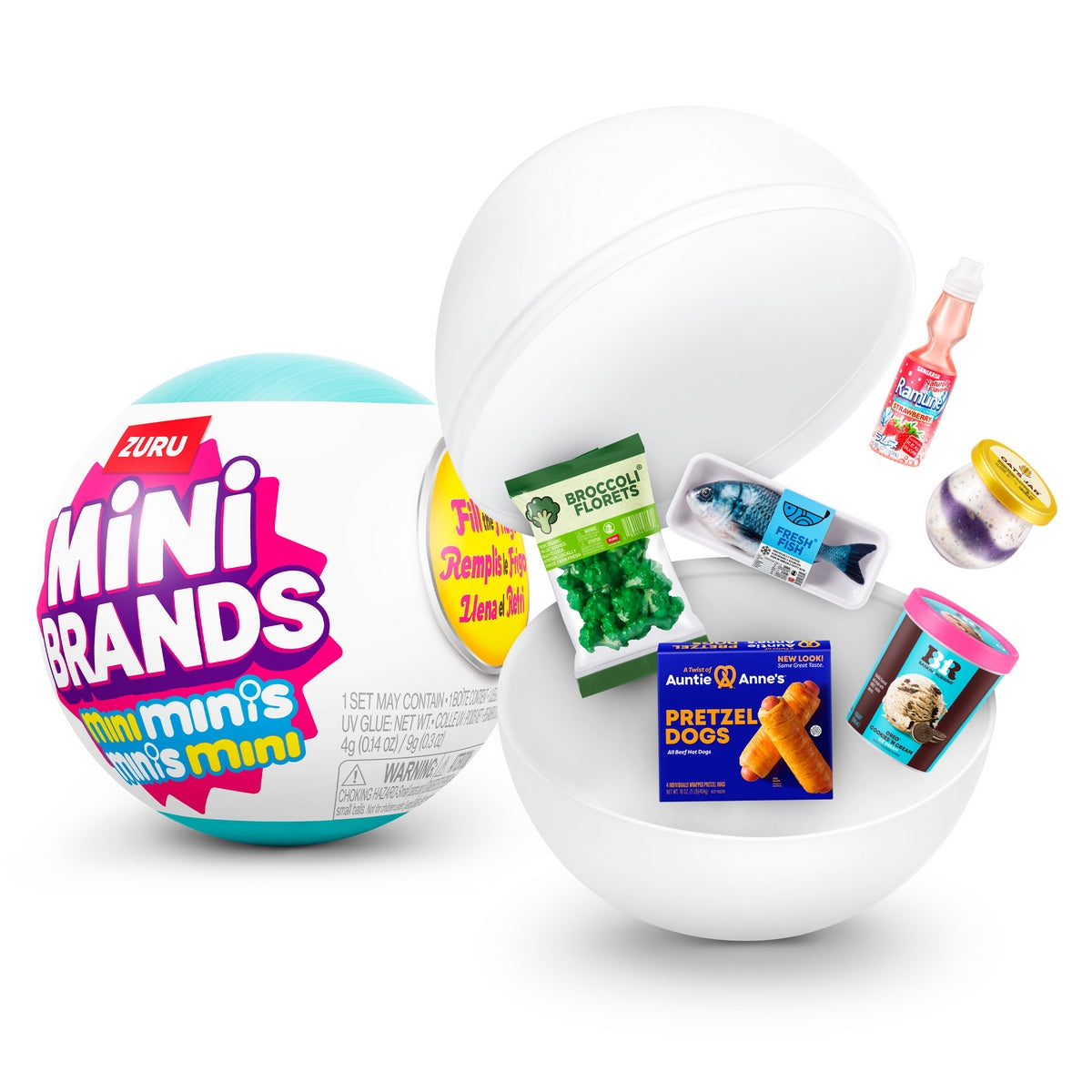 Bola Mini Brands Con 5 Sorpresas Fill The Fridge